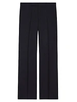 Slim Fit Tailored Pants Wool