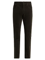 Lennox Stretch Corduroy Straight-Leg Pants