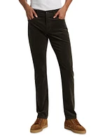 Lennox Stretch Corduroy Straight-Leg Pants