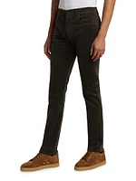 Lennox Stretch Corduroy Straight-Leg Pants