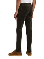 Lennox Stretch Corduroy Straight-Leg Pants