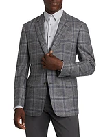 Plaid Wool & Cashmere Jacket