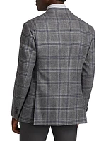 Plaid Wool & Cashmere Jacket