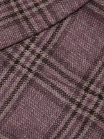 Plaid Tailored Wool Jacket