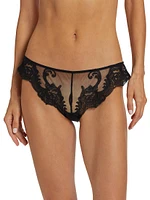 Voltaire Sheer Silk & Lace Panty