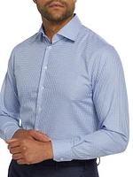 Plaid Cotton Front-Button Shirt