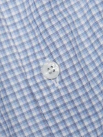 Plaid Cotton Front-Button Shirt