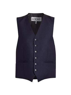 Wool-Blend Vest