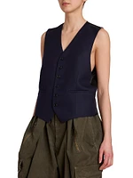 Wool-Blend Vest