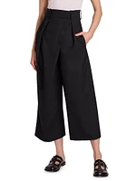 Cropped Wrap Trousers