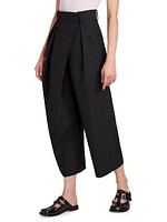 Cropped Wrap Trousers