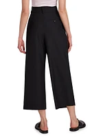 Cropped Wrap Trousers
