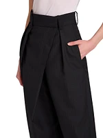 Cropped Wrap Trousers