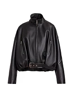 Balloon Leather Jacket