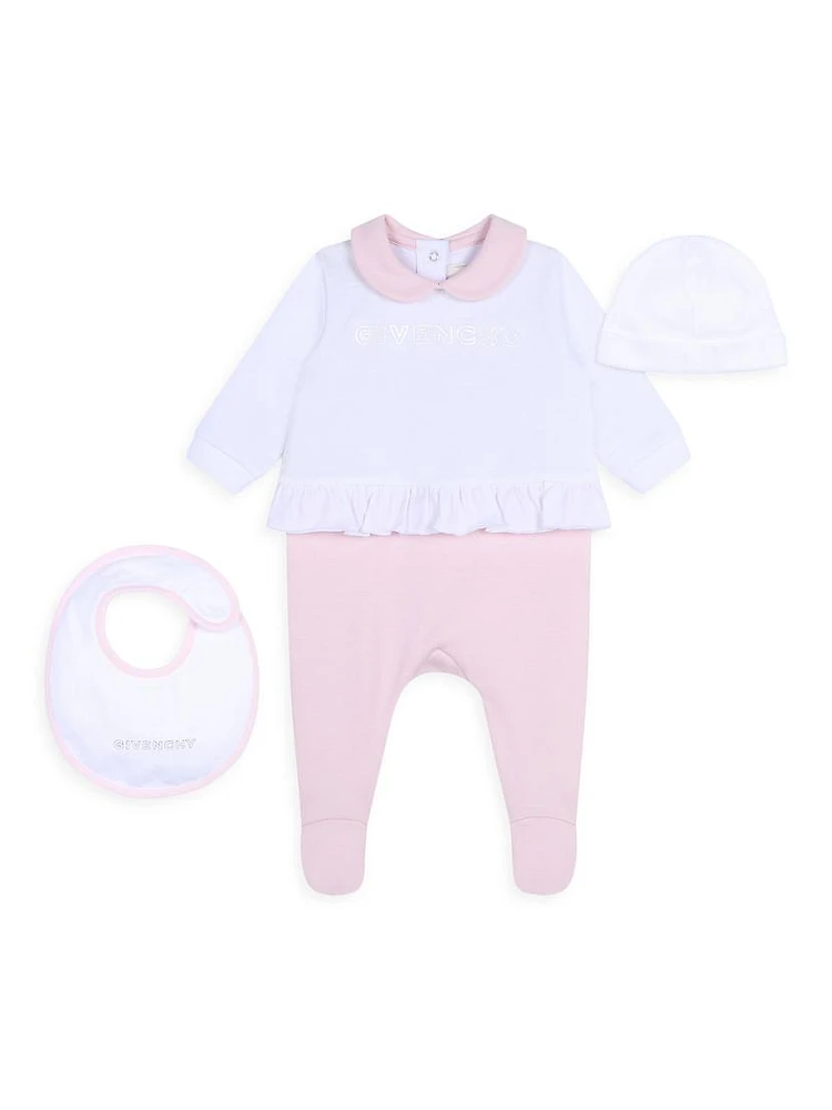 Baby Girl's 3-Piece Pajama Set