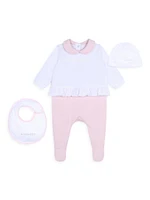 Baby Girl's 3-Piece Pajama Set