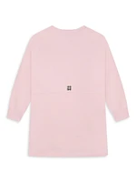 Little Girl's & Logo Fleece Sweatshirt Dress