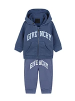 Baby Boy's & Little Full-Zip Logo Hoodie