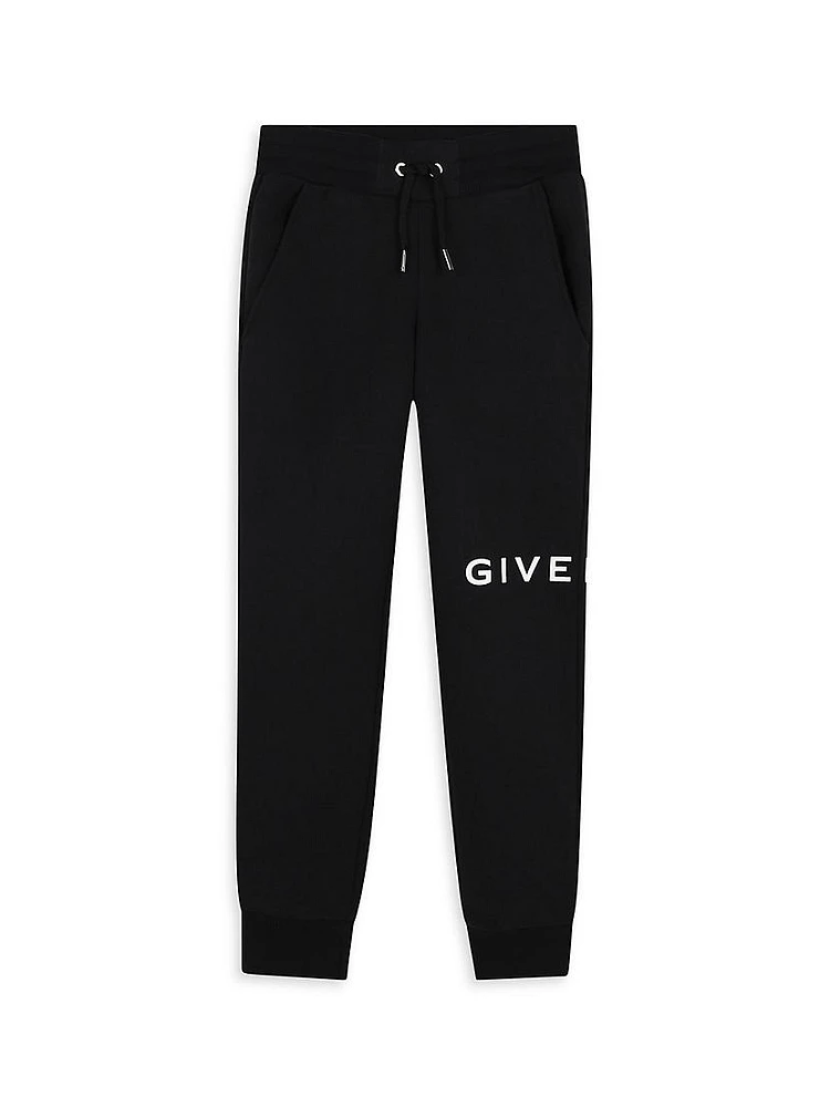 Little Girl's & Side Logo Sweatpants