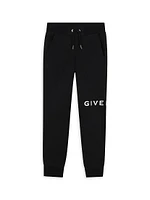 Little Girl's & Side Logo Sweatpants