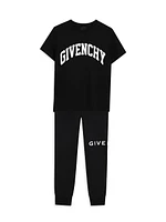 Little Girl's & Side Logo Sweatpants