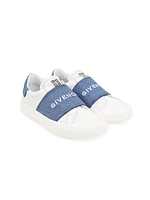 Baby Boy's, Little Boy's & Denim Logo Low-Top Slip-On Sneakers