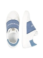 Baby Boy's, Little Boy's & Denim Logo Low-Top Slip-On Sneakers