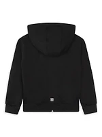 Little Girl's & Logo Full-Zip Hoodie