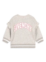 Baby Girl's 2-Piece Sweatshirt & Pants Set