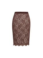 Pencil Skirt in Lace