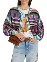 Soaring High Intarsia-Knit Cardigan