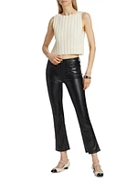 The Insider Ankle-Crop Faux Leather Pants