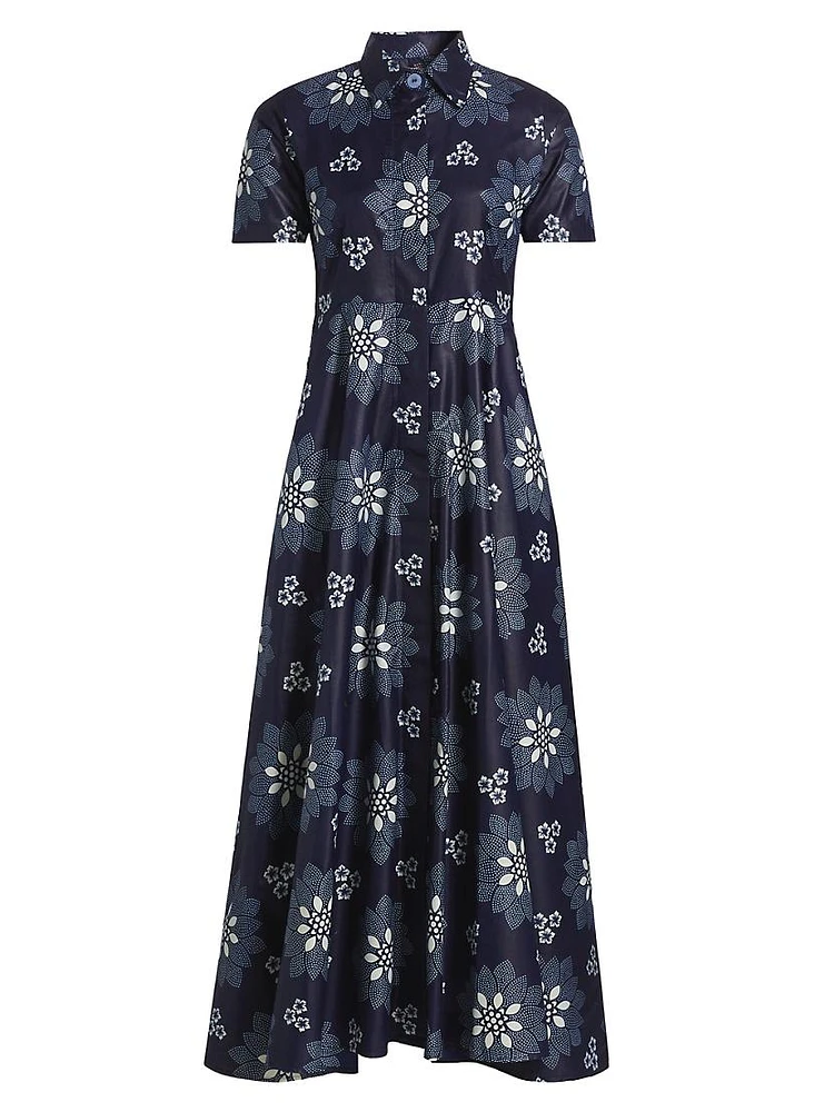 Feyi Floral Cotton Maxi Dress