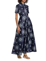 Feyi Floral Cotton Maxi Dress