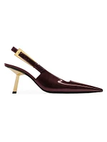 Lee Slingback Pumps Patent Leather