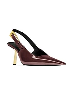 Lee Slingback Pumps Patent Leather