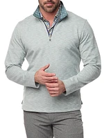 Remo Quarter-Zip Knit Top