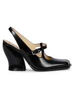 Onda Leather Slingback Pumps