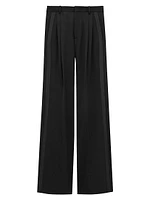 Wide-Leg Tuxedo Pants Grain De Poudre