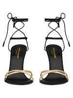 Liza Sandals Satin Crepe