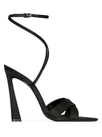 Corinne Sandals Satin Crepe