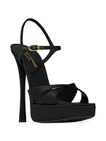 Debbie Platform Sandals Satin Crepe