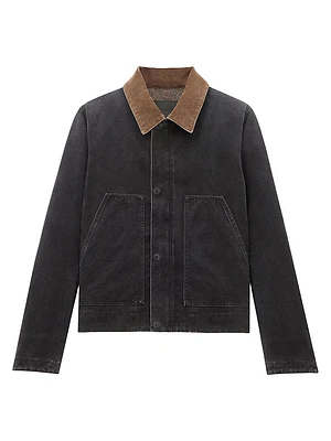 Work Jacket Cotton Canvas and Corduroy