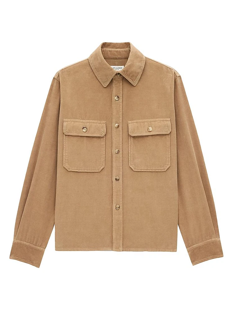 Overshirt in Corduroy