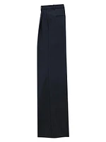 Wide-Leg Pants Wool