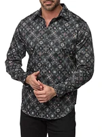 Buena Vista Graphic Stretch-Cotton Shirt