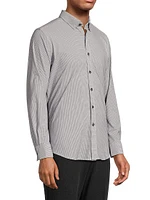 Paxton Houndstooth Button-Front Shirt