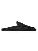 Le Loafer Penny Mules Smooth Leather