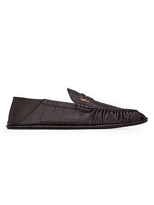 Le Loafer Penny Slippers in Eel