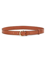 Gia Leather Buckle Belt